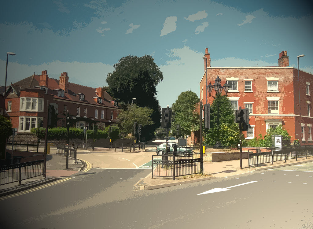 Detail of Road Junction at Five Lamps by Sarah Smith