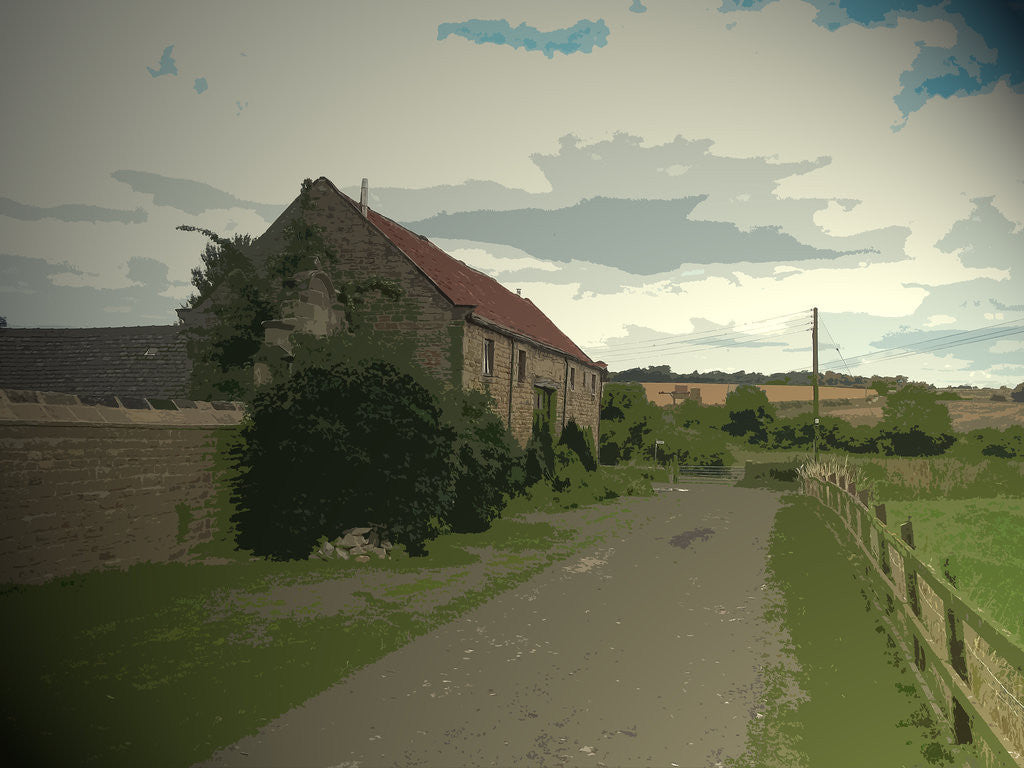 Detail of Outbuilding at Firsby Hall Farm by Sarah Smith