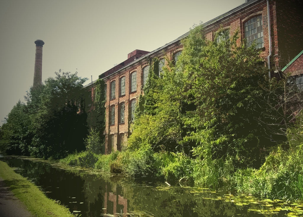 Detail of Bridge Mills Lace Factory by Sarah Smith