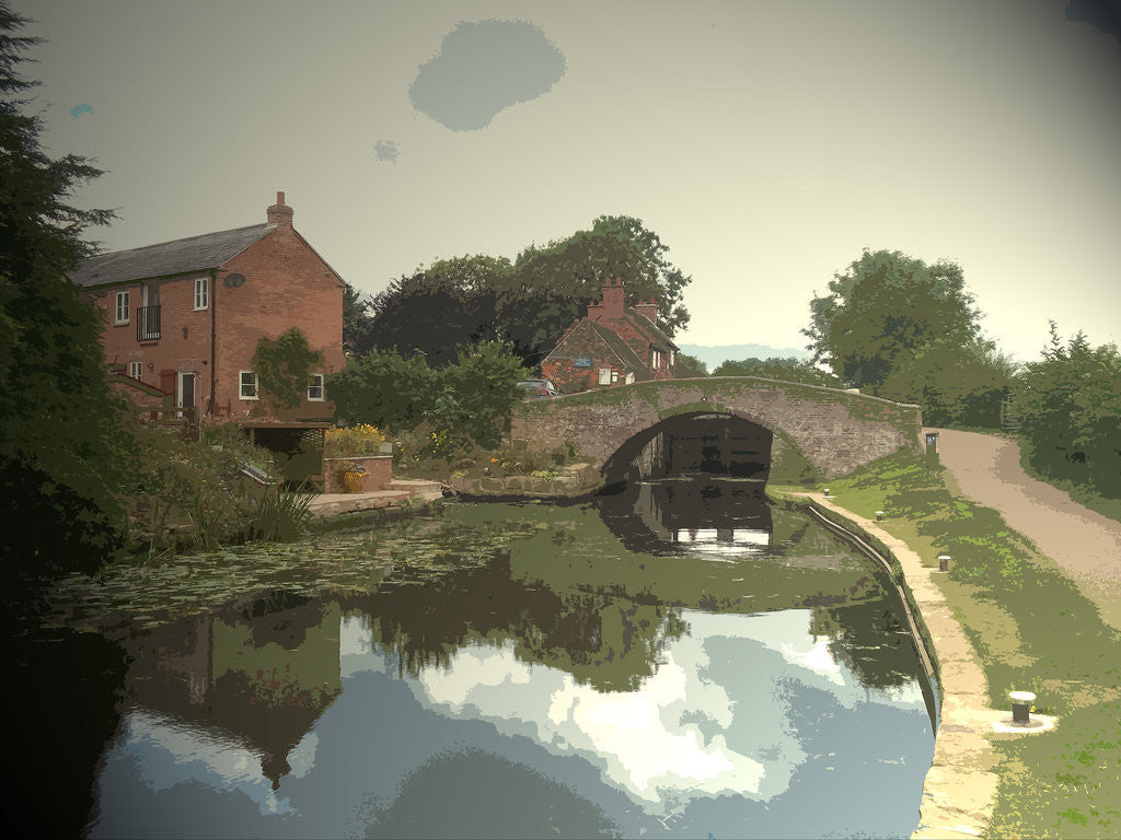 Detail of Approaching Sandiacre Lock on the by Sarah Smith
