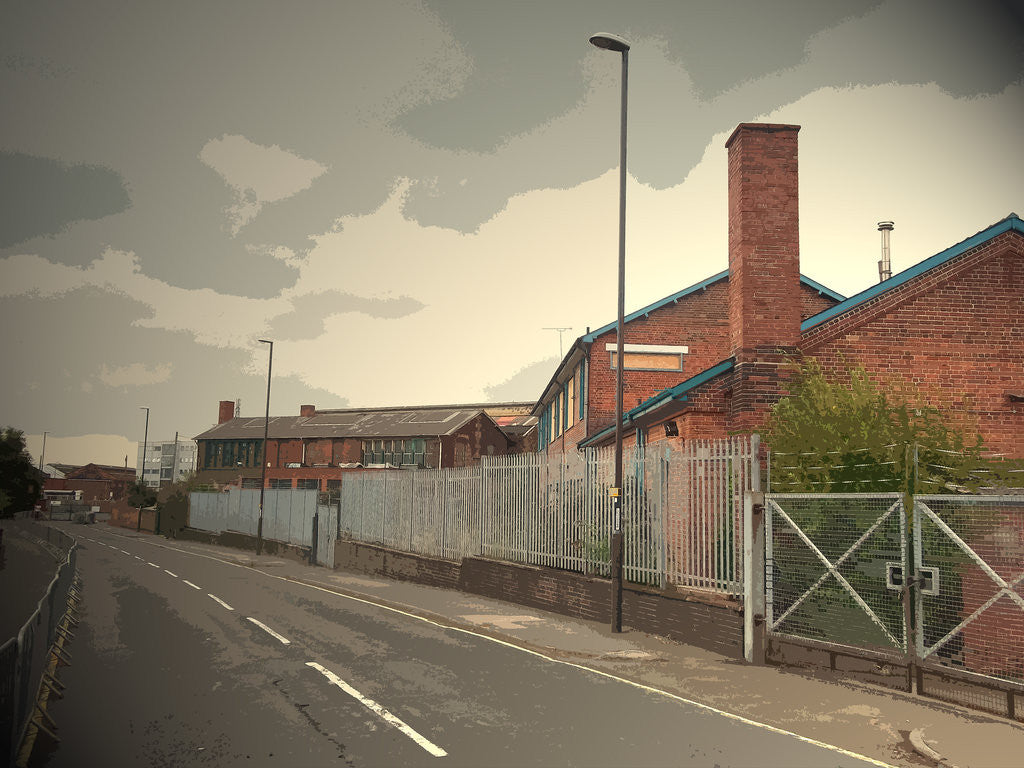 Detail of Litchurch Lane in Derby by Sarah Smith