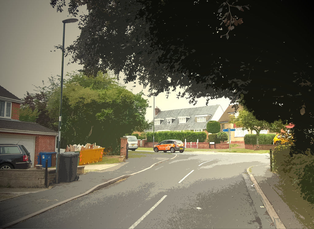 Detail of Junction of Normanton Lane and Valley by Sarah Smith