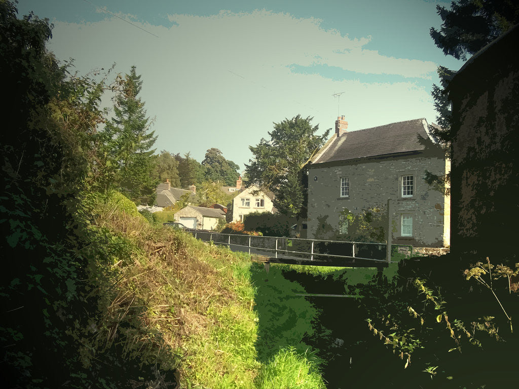 Detail of Footpath by Kniveton Brook by Sarah Smith
