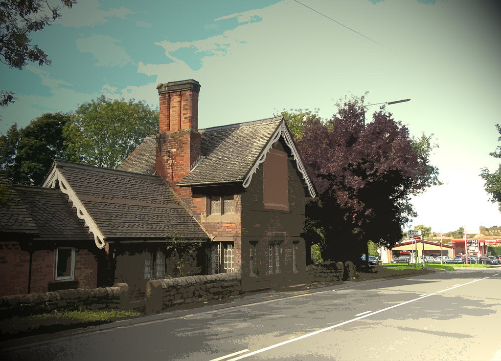 Detail of Dwelling on Derby Road by Sarah Smith