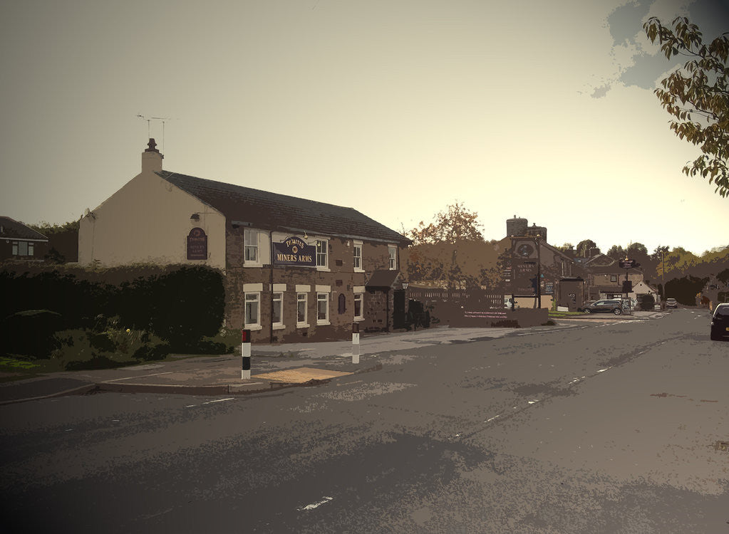 Detail of Public Houses in Warren by Sarah Smith