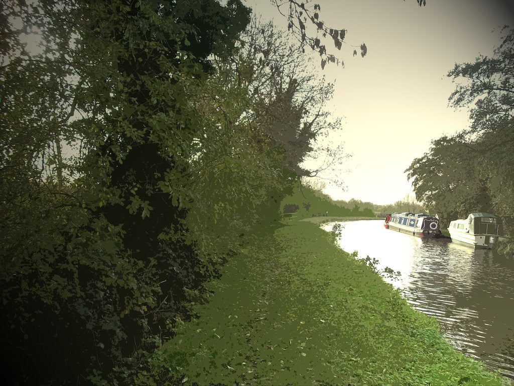 Detail of The Trent and Mersey Canal by Sarah Smith