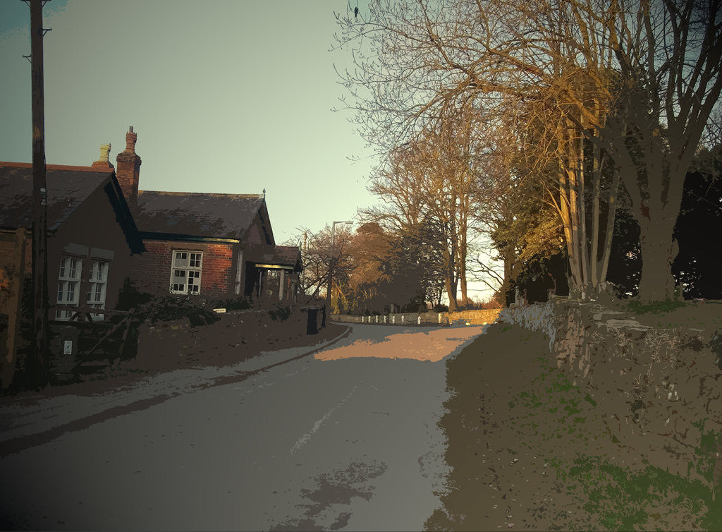 Detail of Village Hall in Stanton by Bridge by Sarah Smith