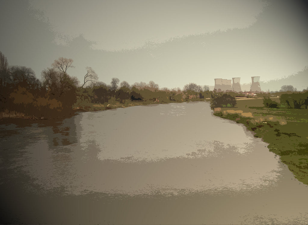 Detail of The River Trent from Willington Bridge by Sarah Smith