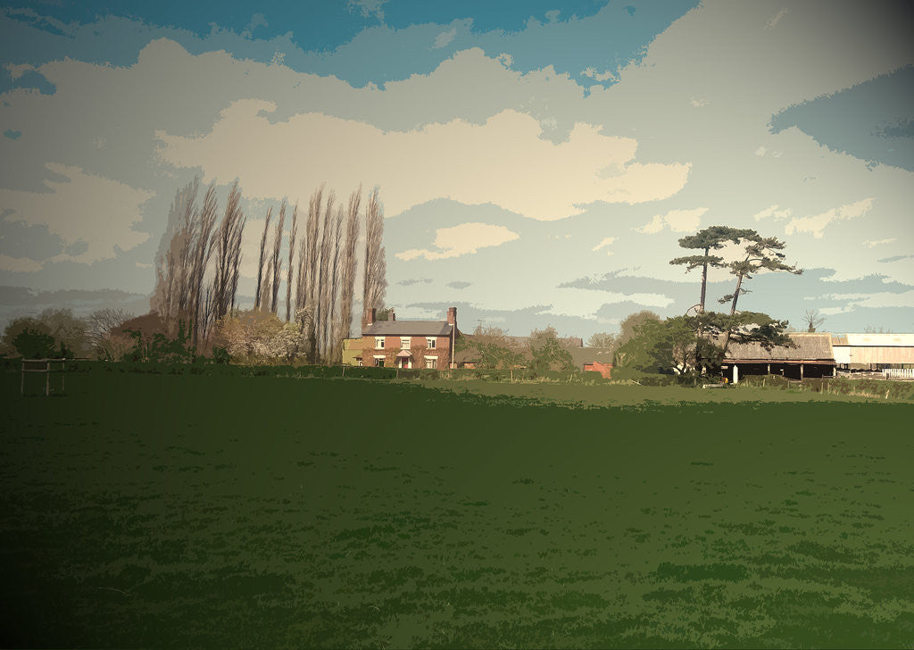 Detail of Fauld Cottage Farm by Sarah Smith