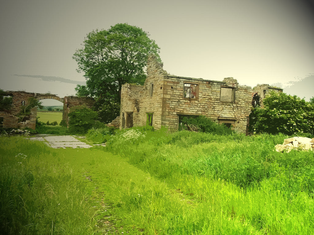 Detail of Remains of Lodge Farm by Sarah Smith