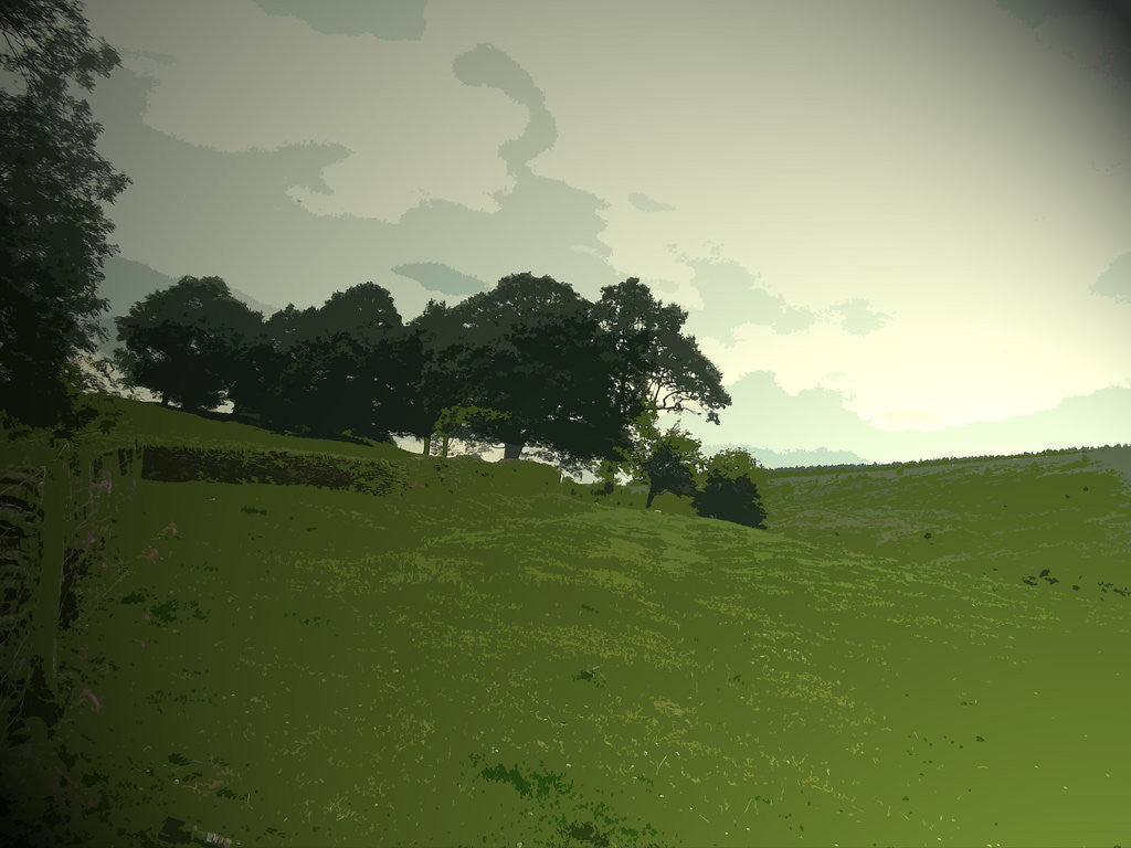 Detail of Pasture at Edale End by Sarah Smith