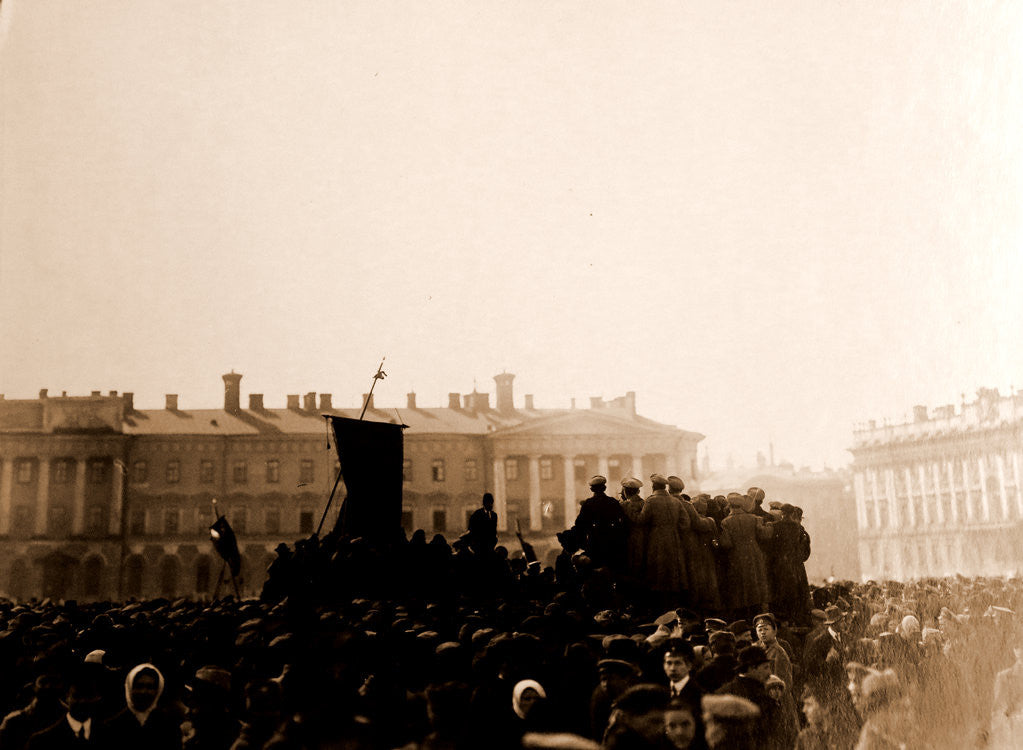Detail of May 1st 1917, Petrograd, Saint Petersburg, Russia by Anonymous