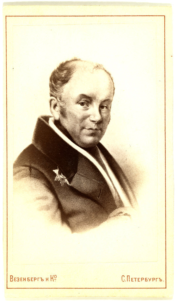 Detail of Vasilii Andreevich Zhukovskii by Anonymous