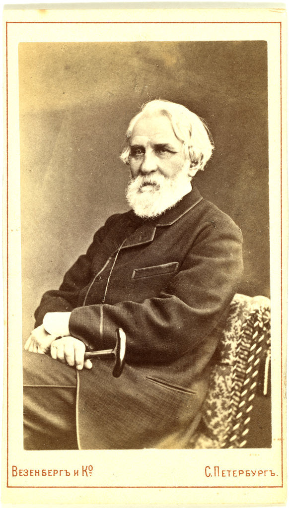 Detail of Ivan Sergeevich Turgenev by Anonymous