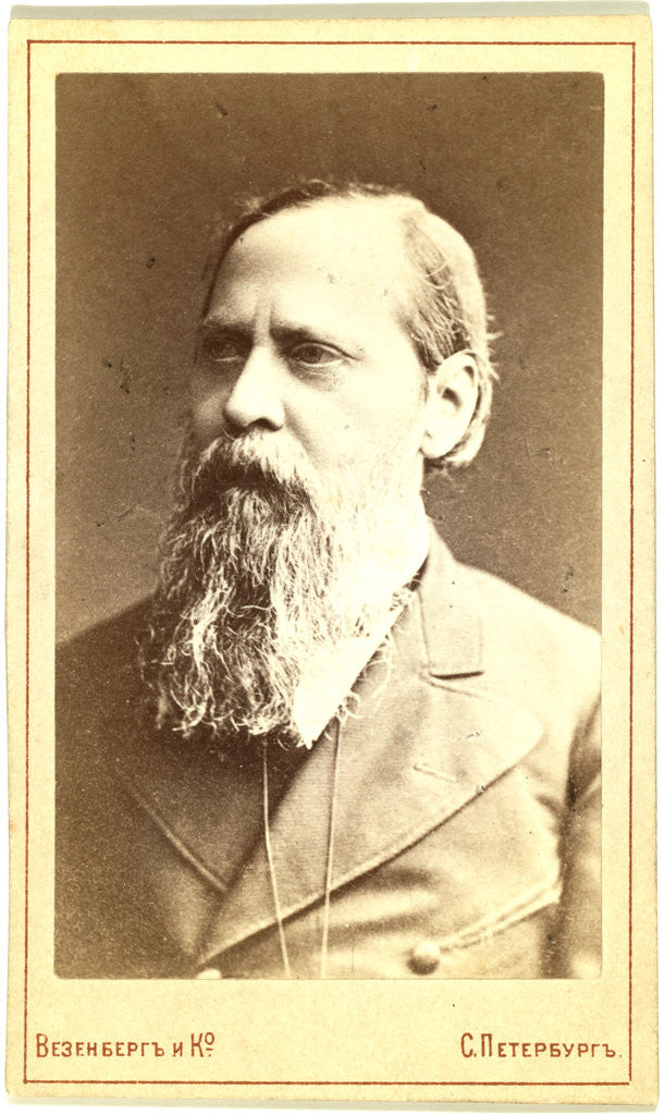 Detail of Mikhail Evgrafovich Saltykov-Shchedrin by Anonymous