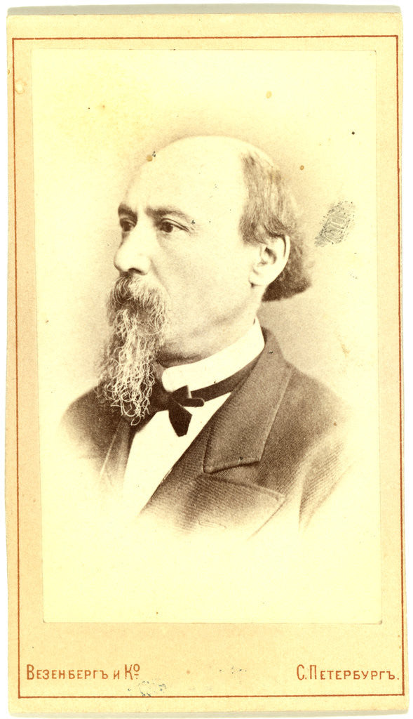 Detail of Nikolai Alekseevich Nekrasov by Anonymous