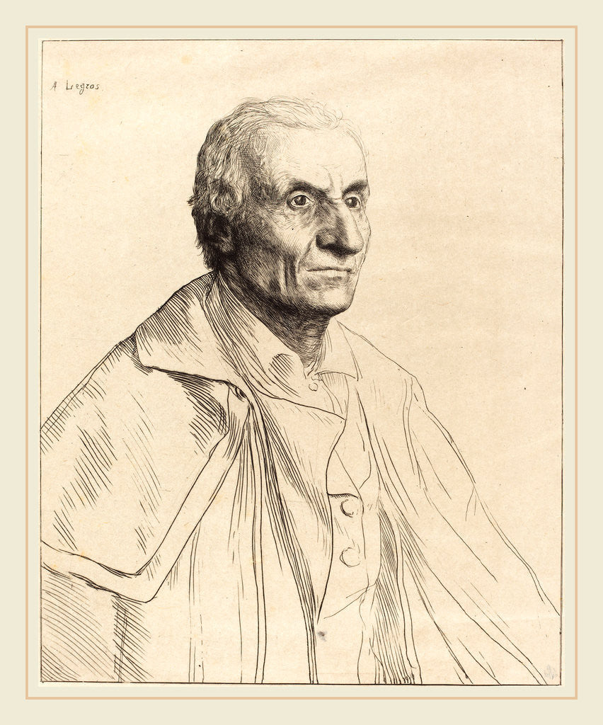 Detail of Large Spaniard by Alphonse Legros