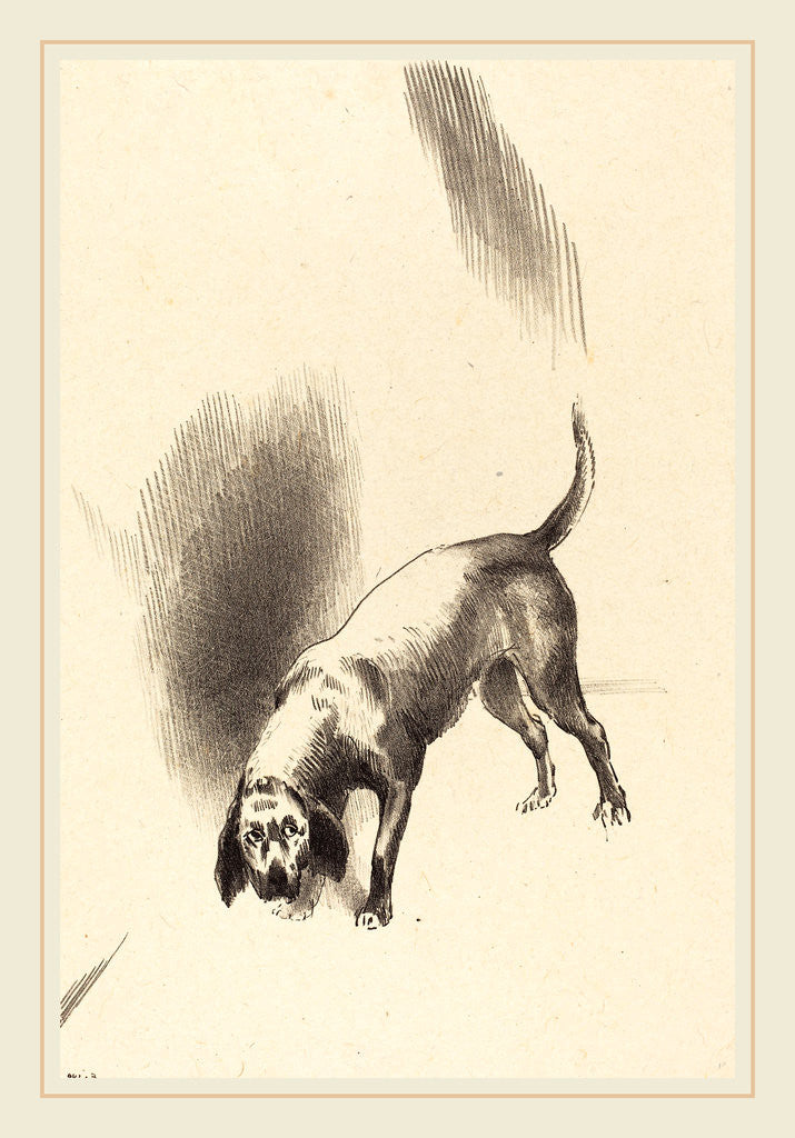 Detail of The Dog, 1896 by Odilon Redon