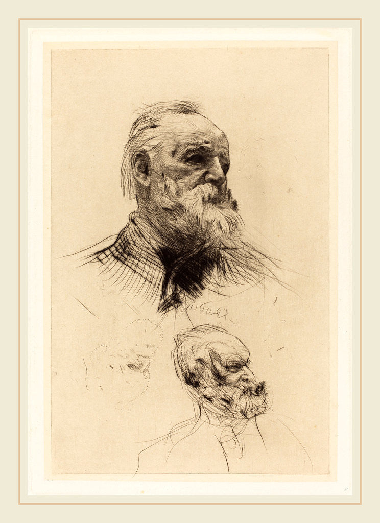 Victor Hugo, De Trois Quarts, 1884 by Auguste Rodin