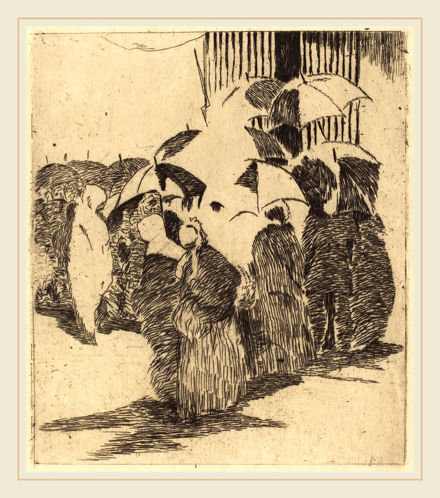 Detail of Line in Front of the Butcher Shop, 1870 by Edouard Manet