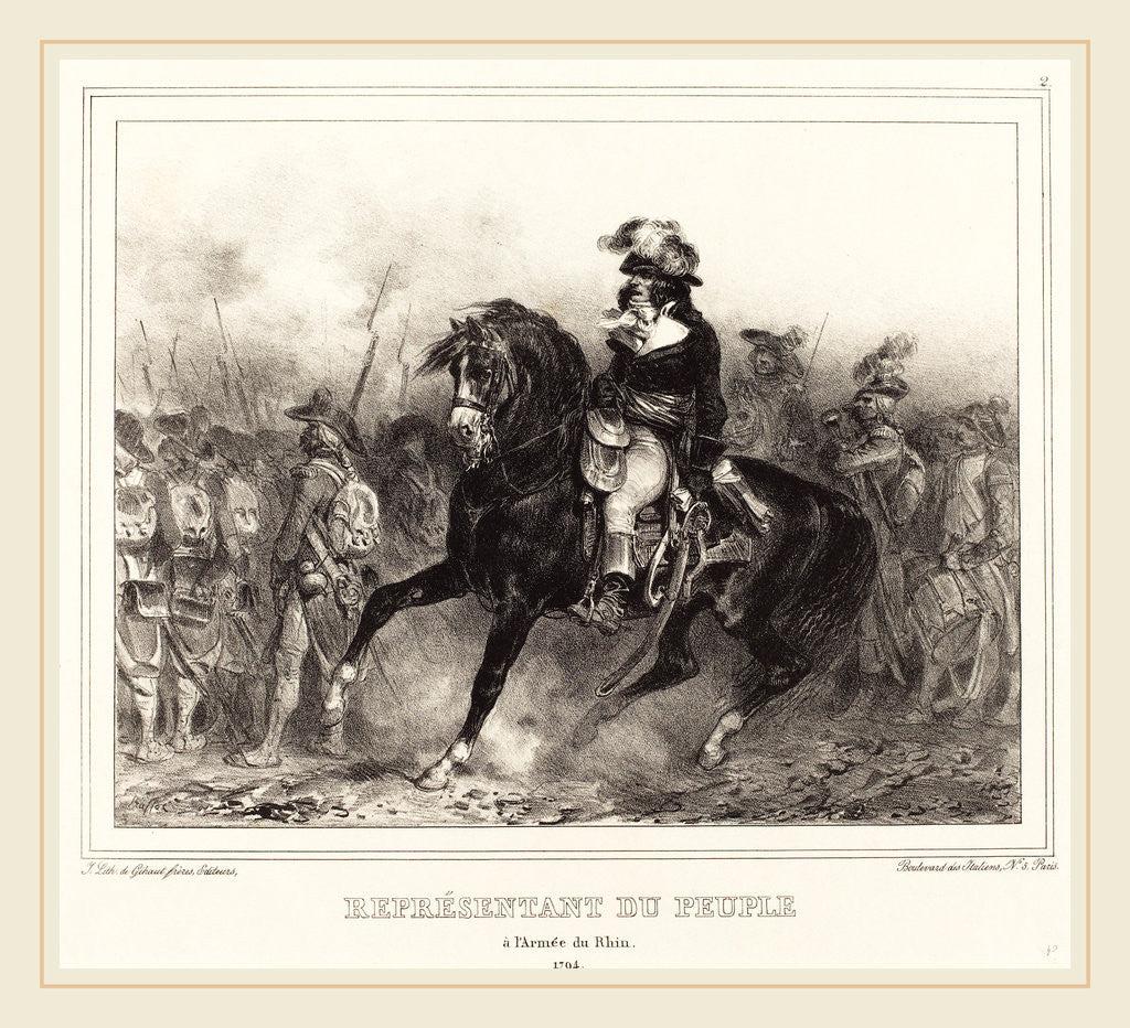 Detail of Representant du Peuple, 1834 by Auguste Raffet