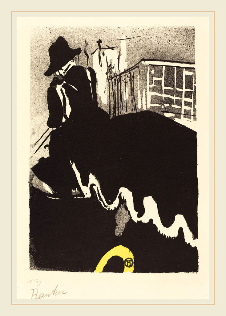 Detail of Last Ballad, 1893 by Henri de Toulouse-Lautrec