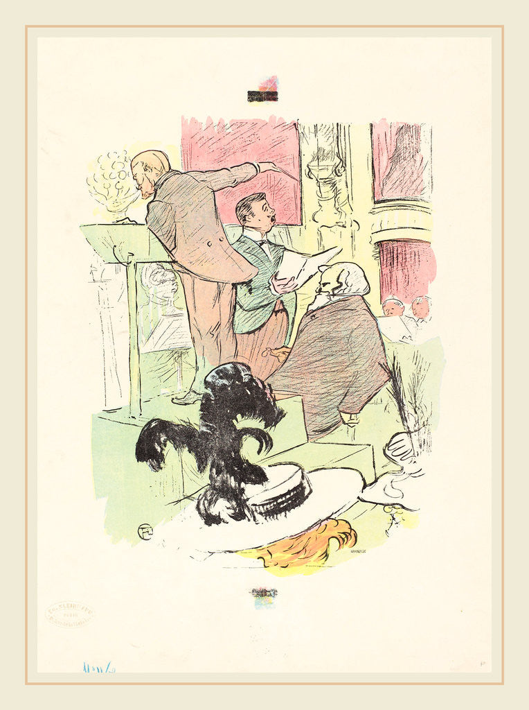 Detail of Les grands concerts de l'opera, 1895 by Henri de Toulouse-Lautrec