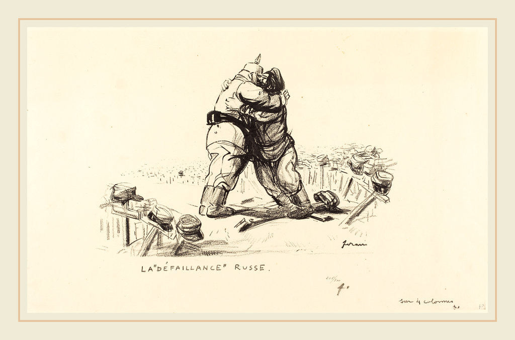 Detail of La Defaillance Russe by Jean-Louis Forain