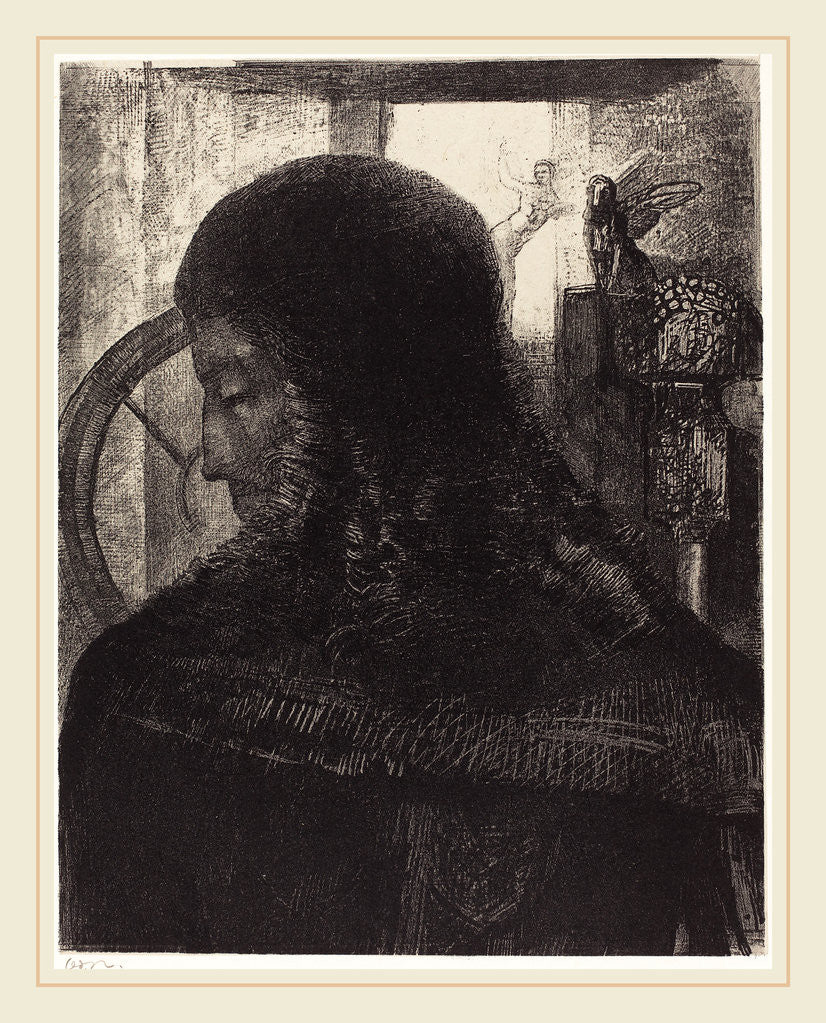 Detail of Vieux Chevalier, 1896 by Odilon Redon