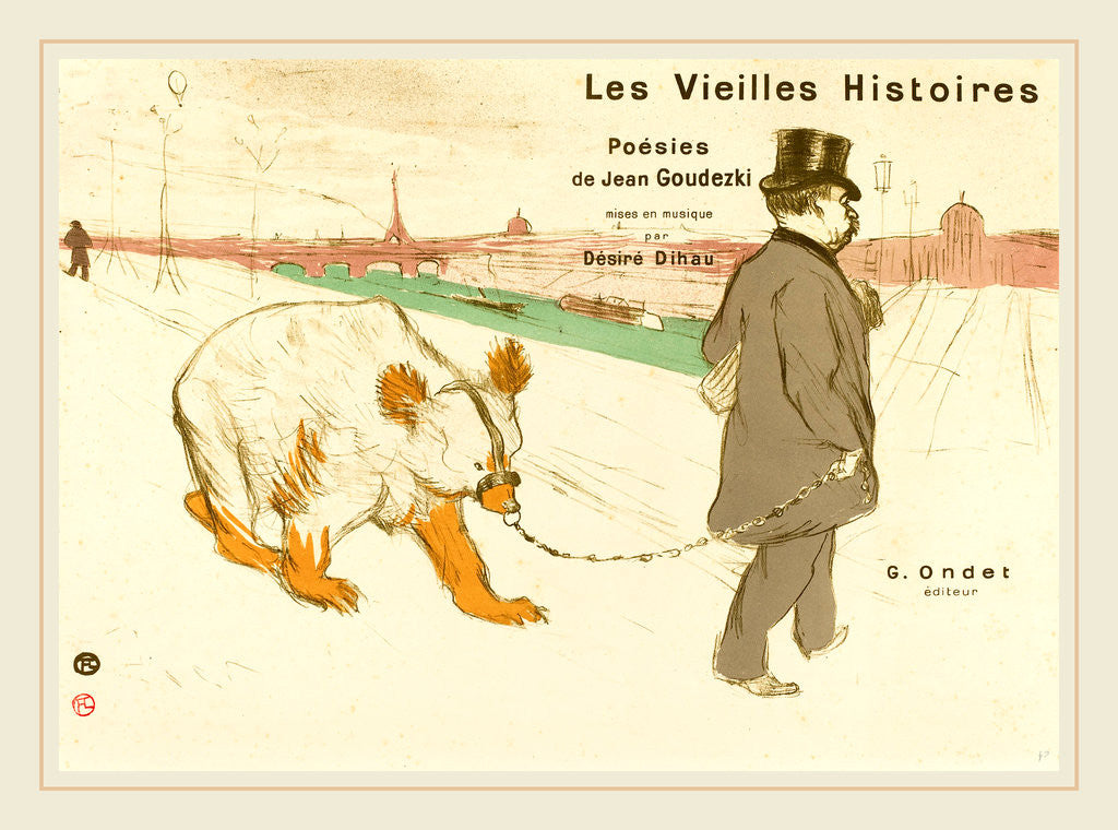 Detail of Les Vielles Histoires, 1893 by Henri de Toulouse-Lautrec