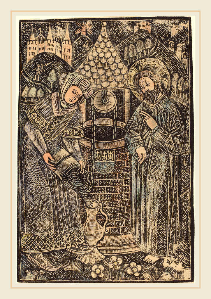 Detail of Christ and the Woman of Samaria, c. 1470 by Anonymous