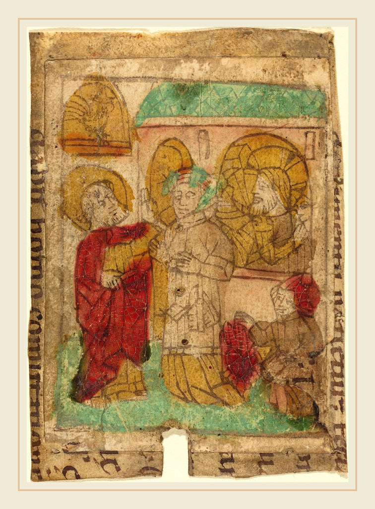 Detail of The Denial of Peter by Anonymous