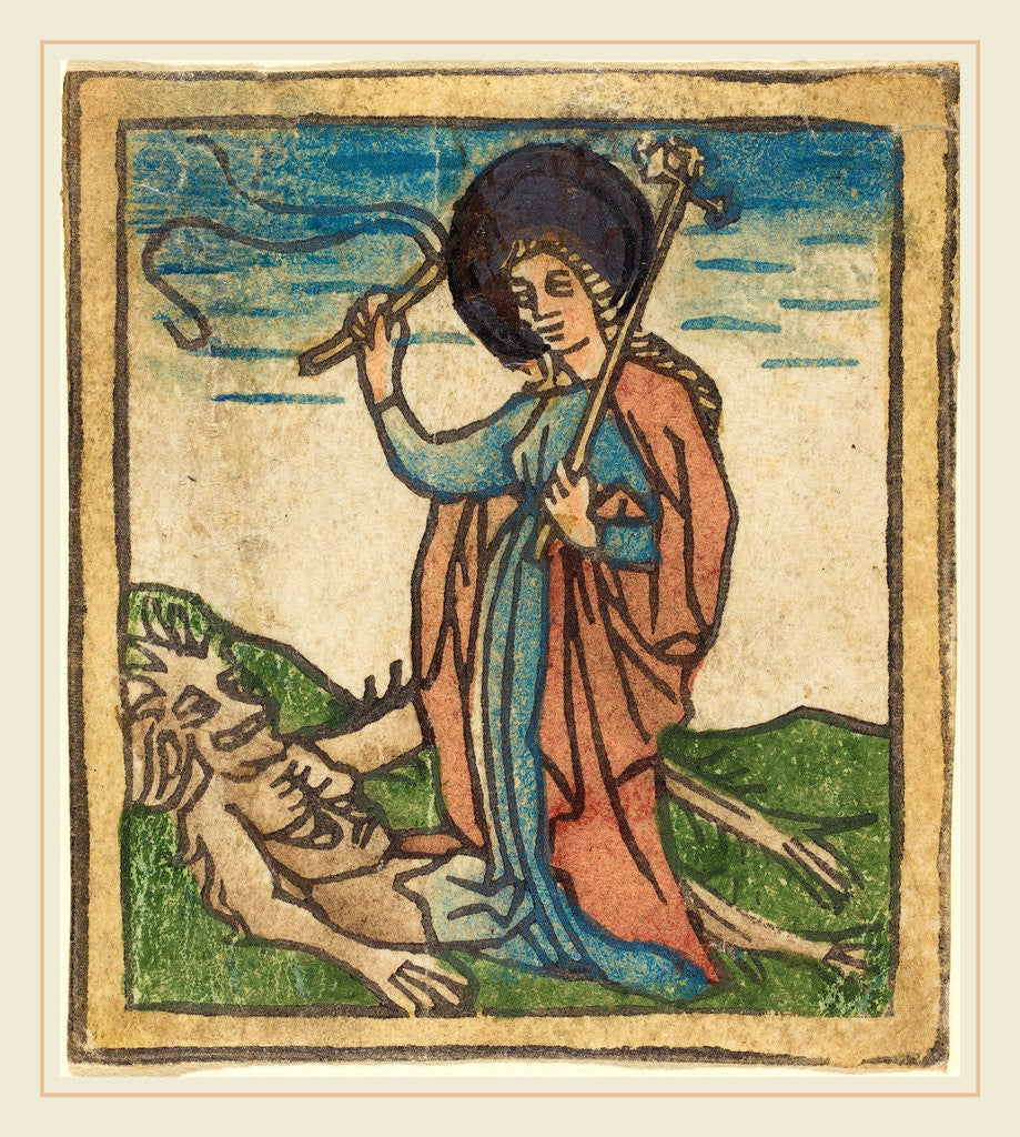 Detail of Saint Juliana, c. 1460 by Anonymous
