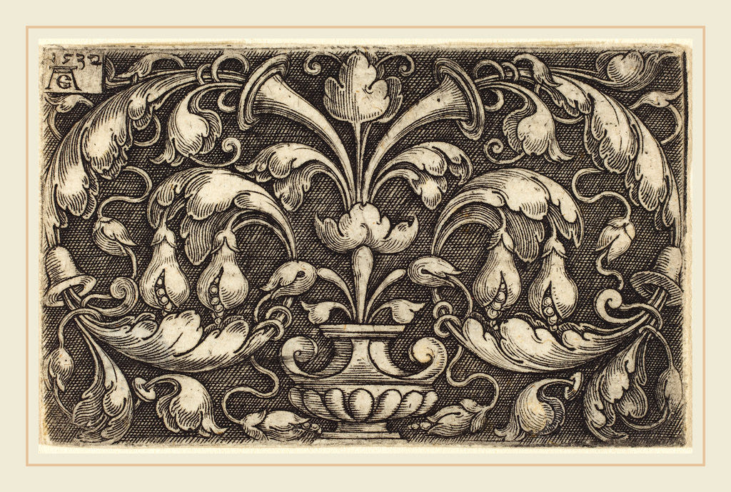 Detail of Ornament, 1532, by Heinrich Aldegrever