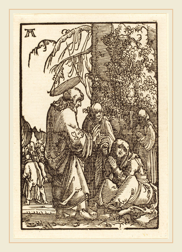 Detail of Christ Taking Leave of Mary before the Passion, c. 1513 by Albrecht Altdorfer