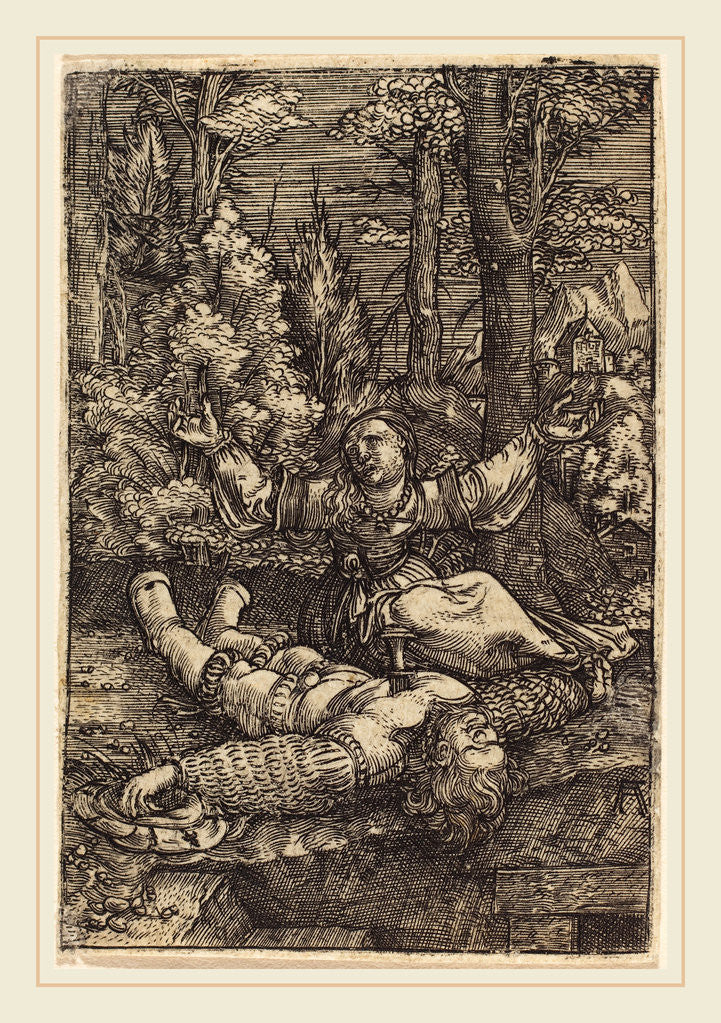 Detail of Pyramus and Thisbe by Albrecht Altdorfer