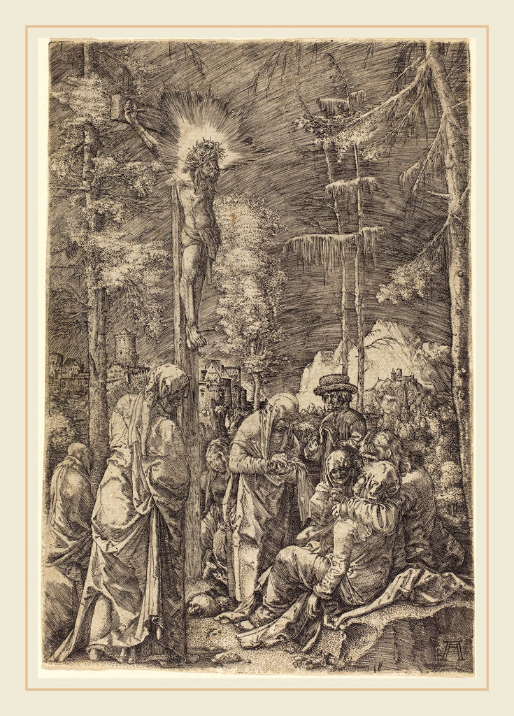 Detail of The Large Crucifixion by Albrecht Altdorfer