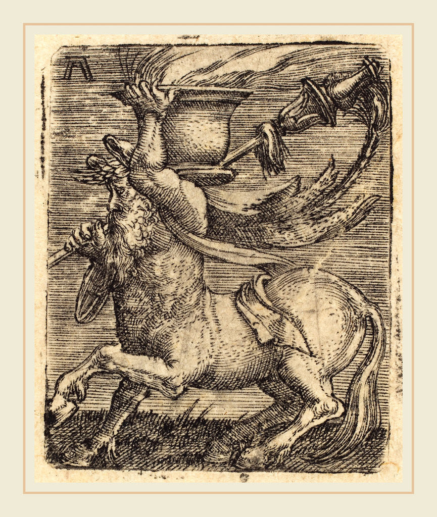 Detail of Centaur with a Vase by Albrecht Altdorfer