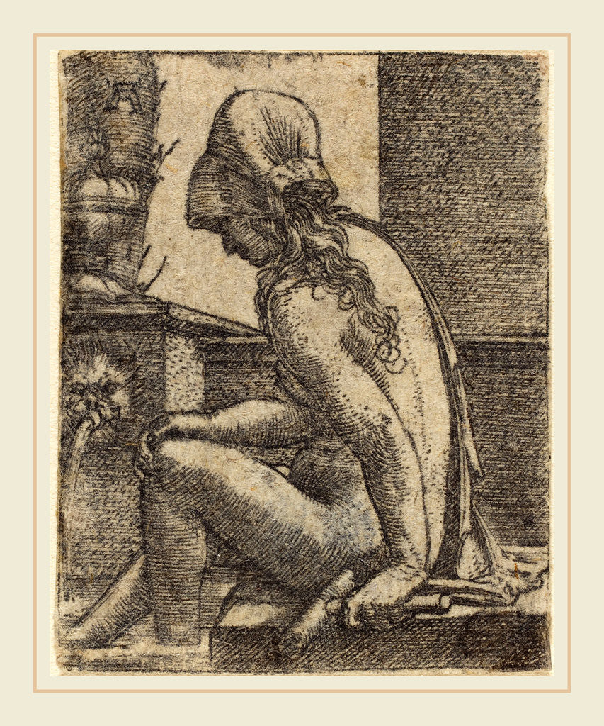 Detail of Bathing Woman by Albrecht Altdorfer