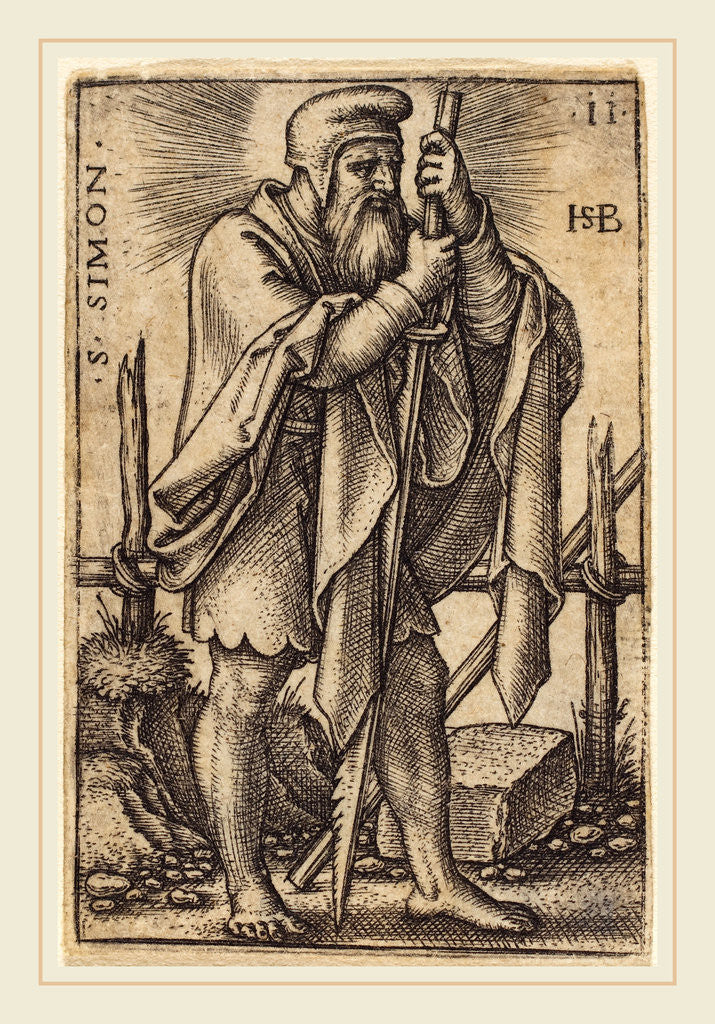 Detail of Simon by Sebald Beham