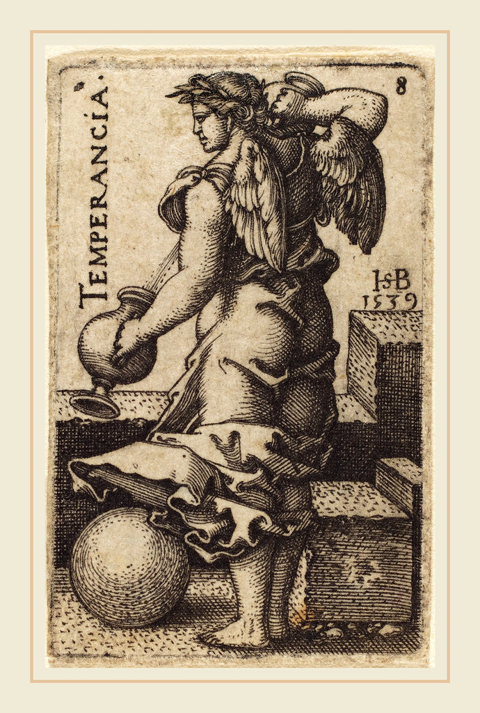 Detail of Temperancia by Sebald Beham