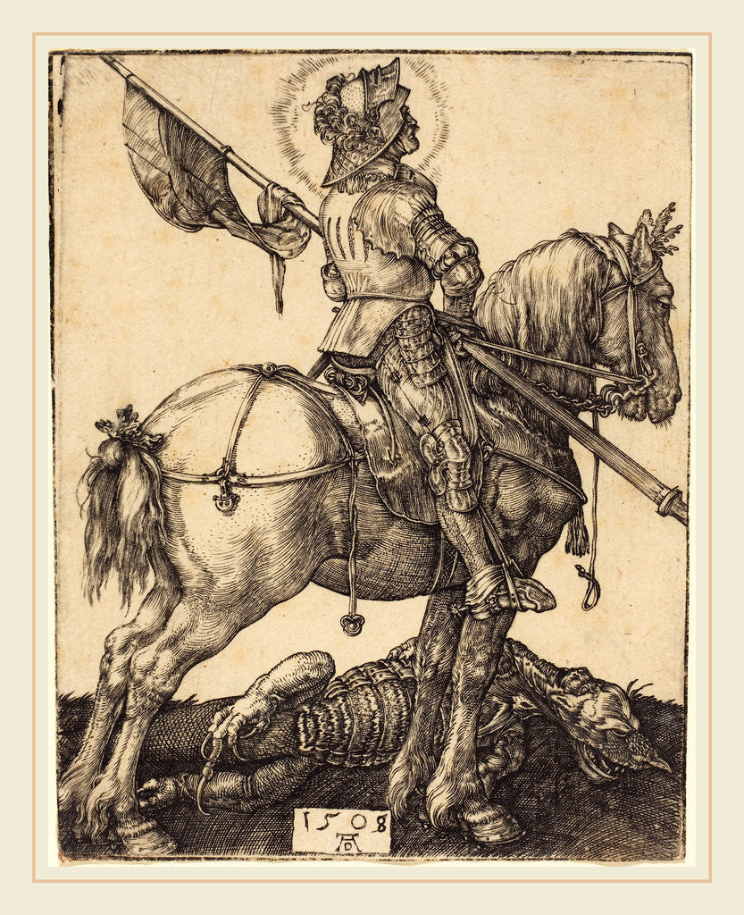 Detail of Saint George on Horseback, 1508 by Albrecht Dürer