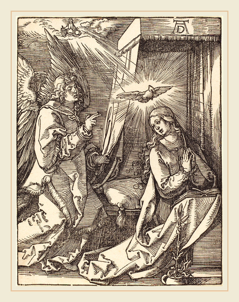 Detail of The Annunciation, probably c. 1509-1510 by Albrecht Dürer