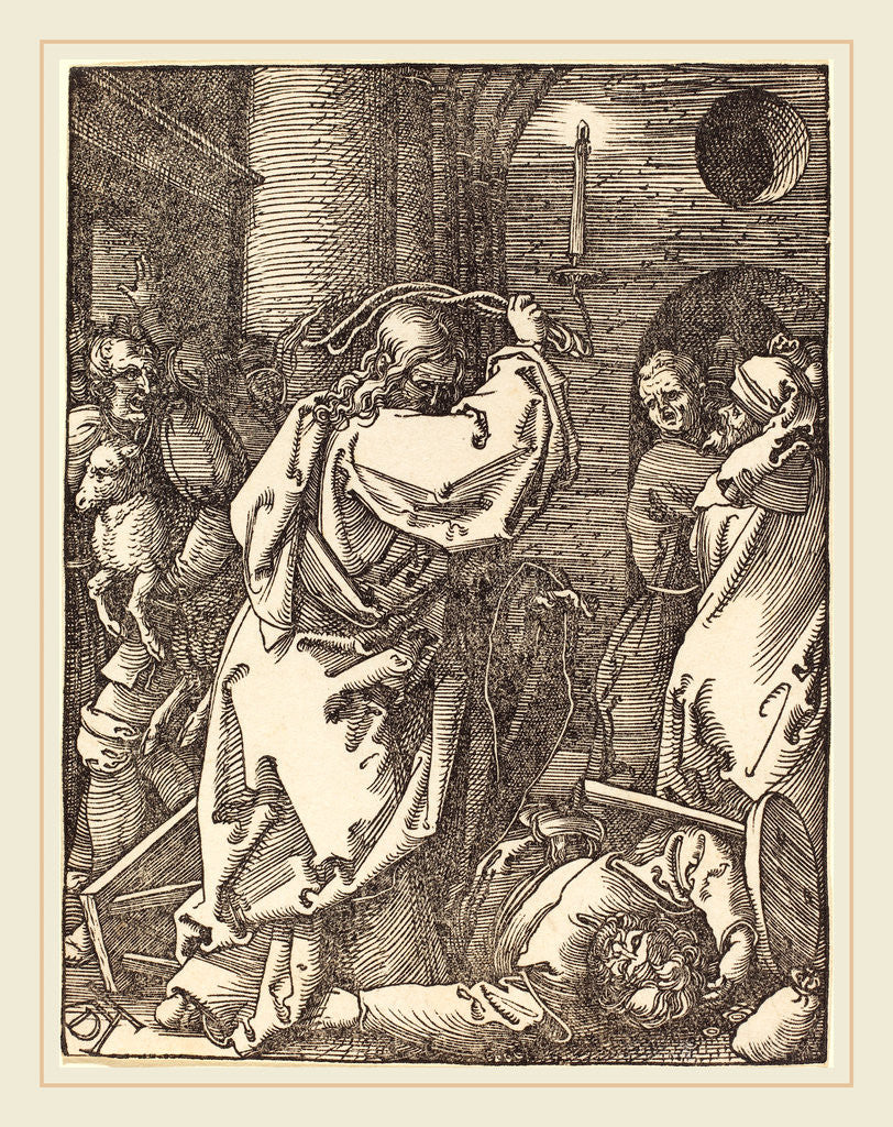 Detail of Christ Expelling the Moneylenders from the Temple, probably c. 1509-1510 by Albrecht Dürer