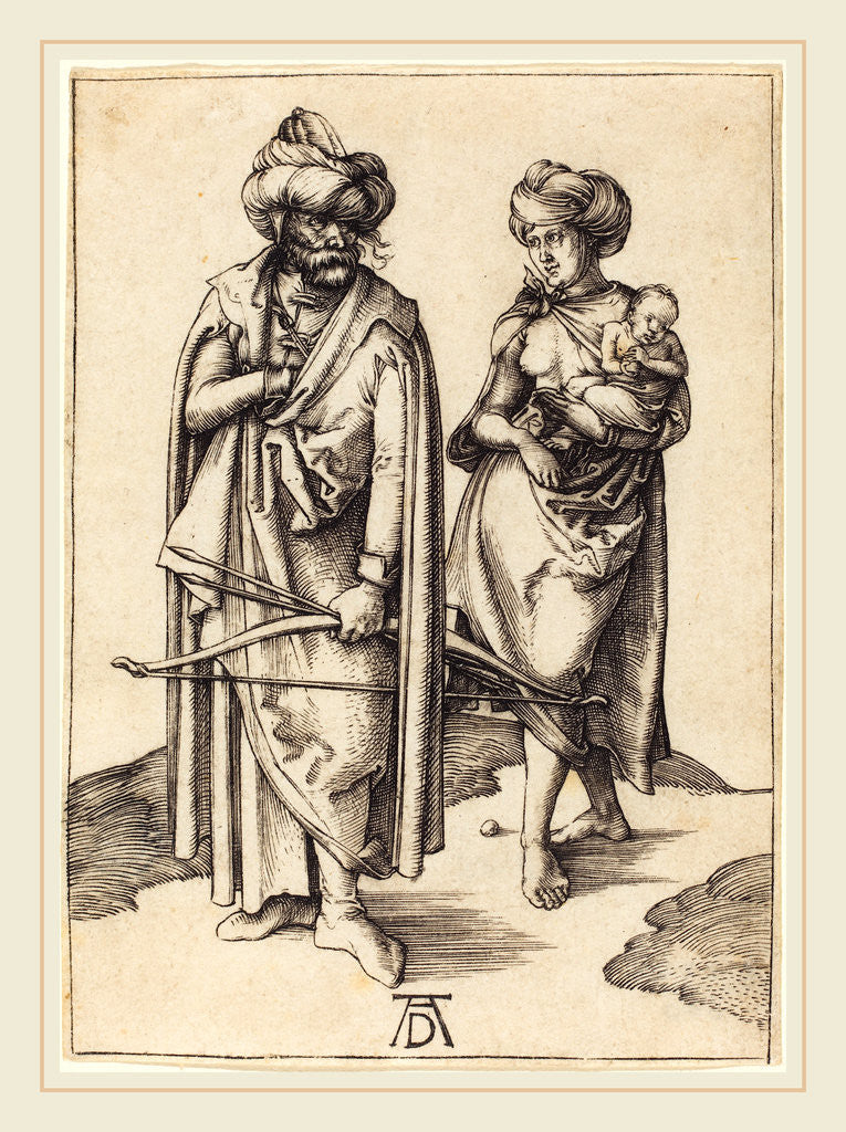 Detail of The Turkish Family by Albrecht Dürer