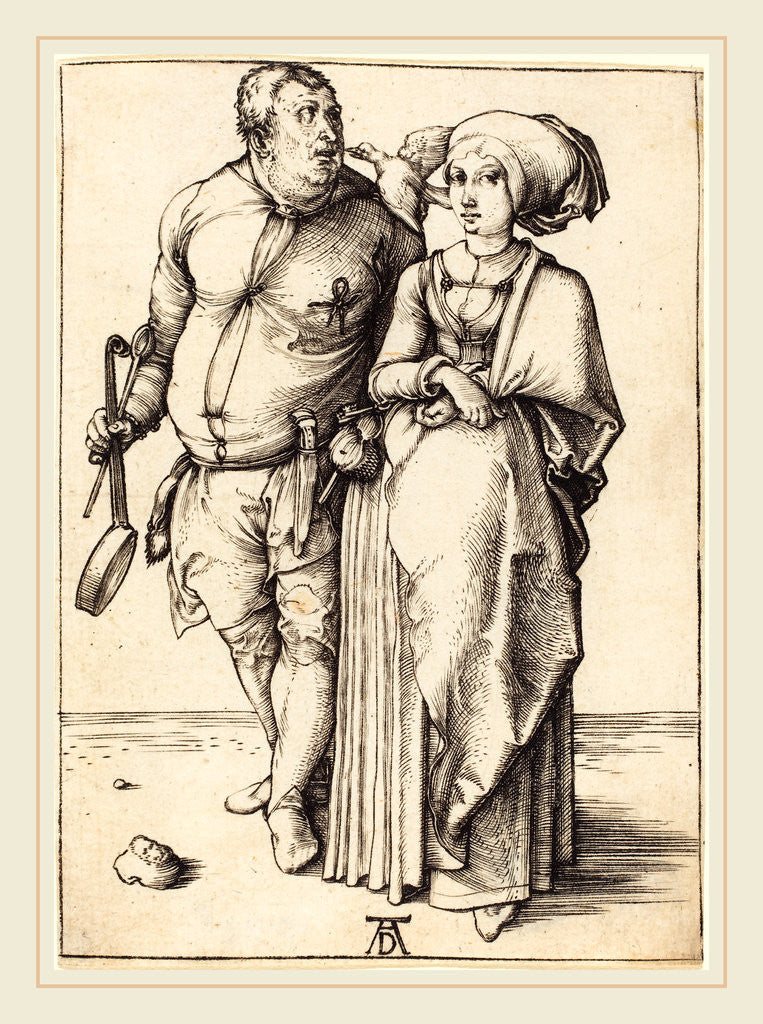 Detail of The Cook and His Wife by Albrecht Dürer