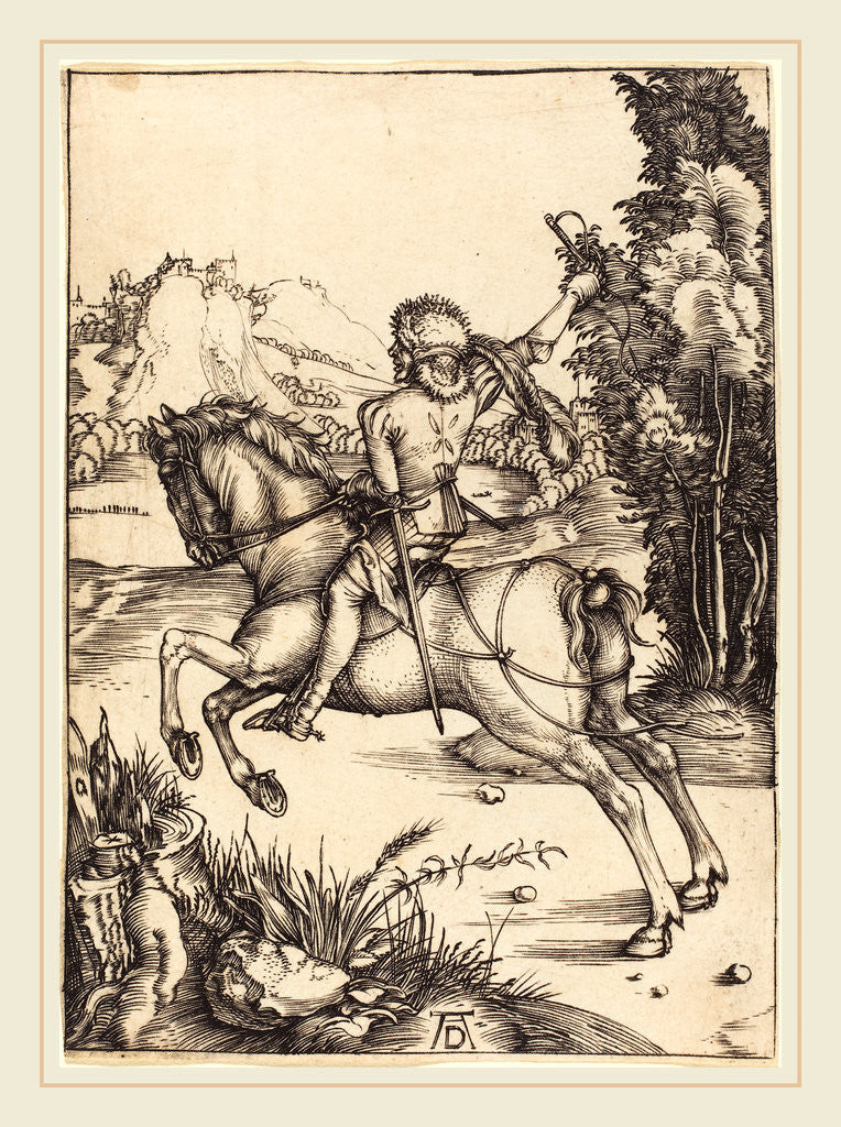 Detail of The Little Courier, c. 1496 by Albrecht Dürer