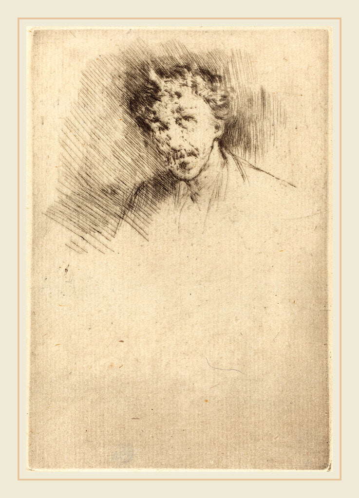 Detail of Whistler with the White Lock, 1879 by James McNeill Whistler