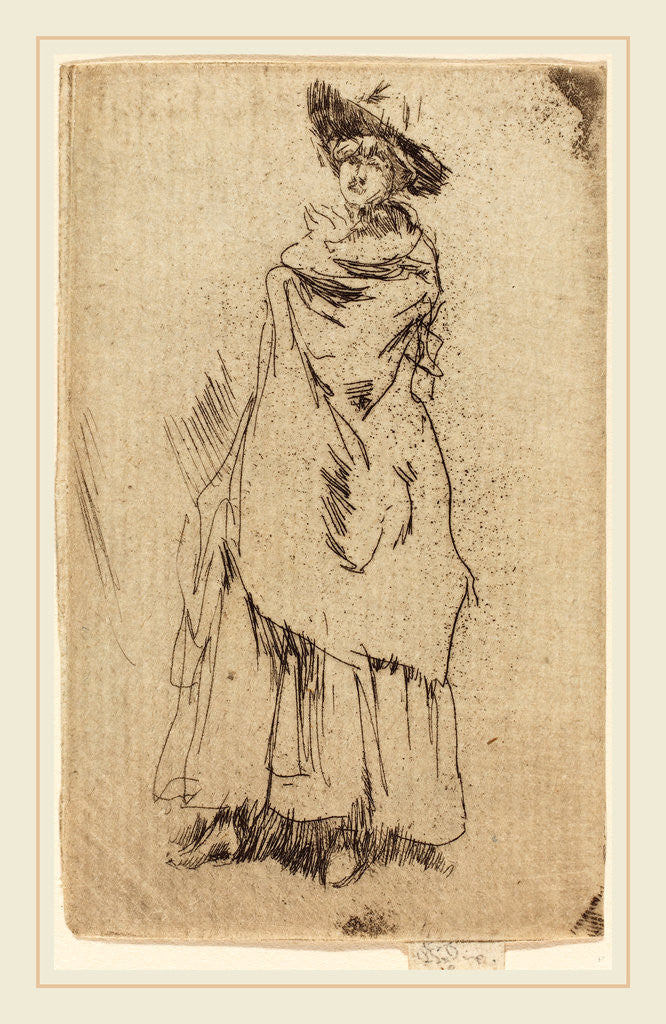 Detail of The Mantle by James McNeill Whistler