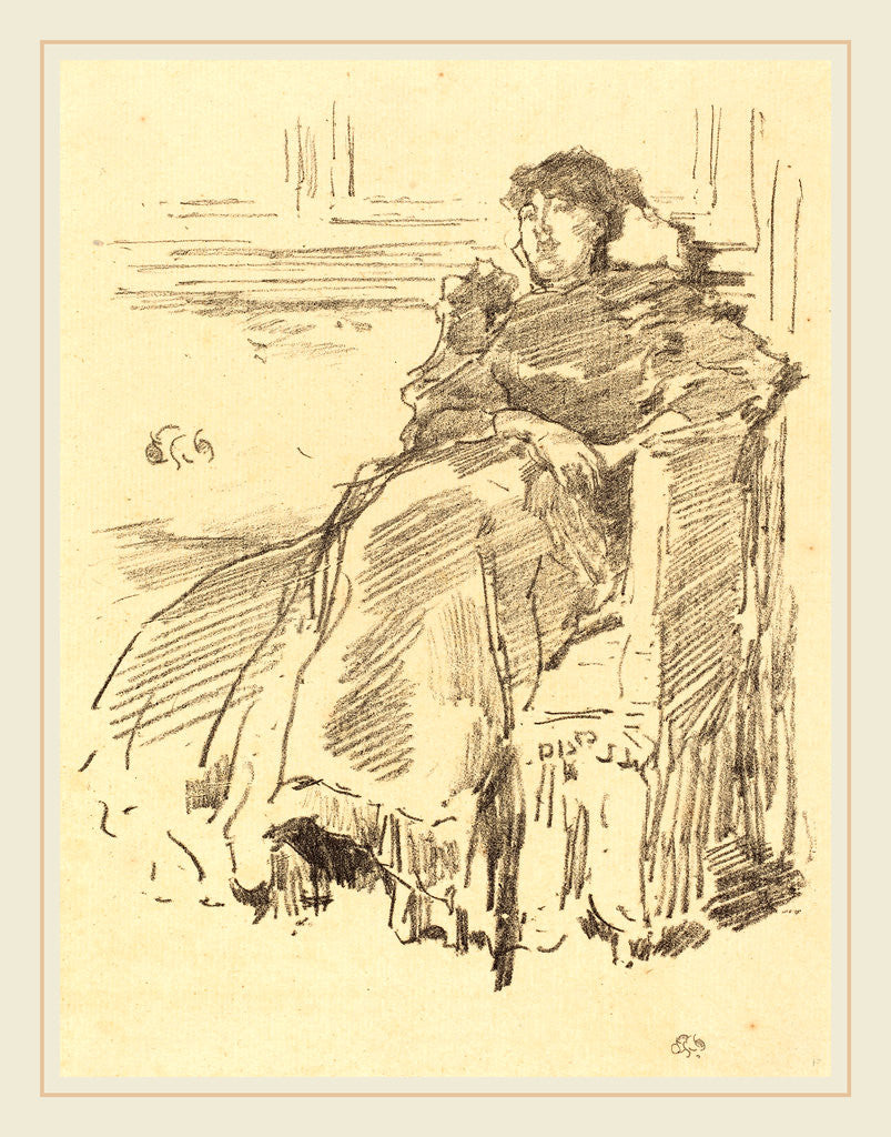 Detail of La Robe Rouge, 1894 by James McNeill Whistler